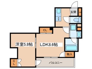 ケルスコート笹塚の物件間取画像